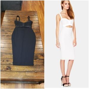 Nookie tiana bustier midi dress